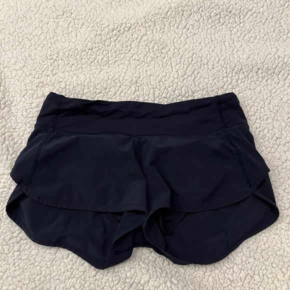 Like new Lululemon shorts- speed up lined shorts - Picture 3 of 5